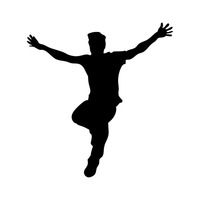 200x200 Shape Shapes Silhouette Silhouettes Cutout Cut Out Halloween Man