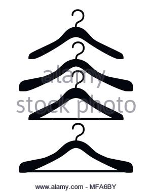 300x380 Silhouette Of Clothes Hanger