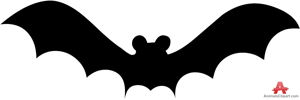 999x334 Bat Silhouette Clipart