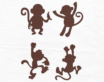 340x270 Monkey Svg Etsy