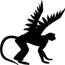 225x224 Flying Monkeys Clipart
