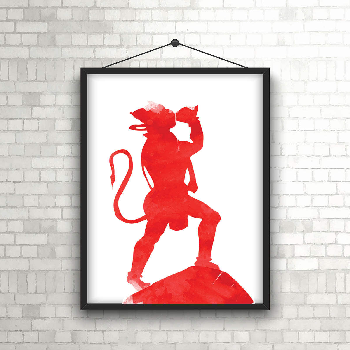 1200x1200 Hanuman Art Baba Hanuman Print Hanuman Digital Print