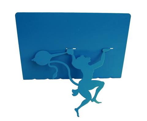 480x395 Hanuman Bookshelf (Wallmount) Blue Lovethisstuff