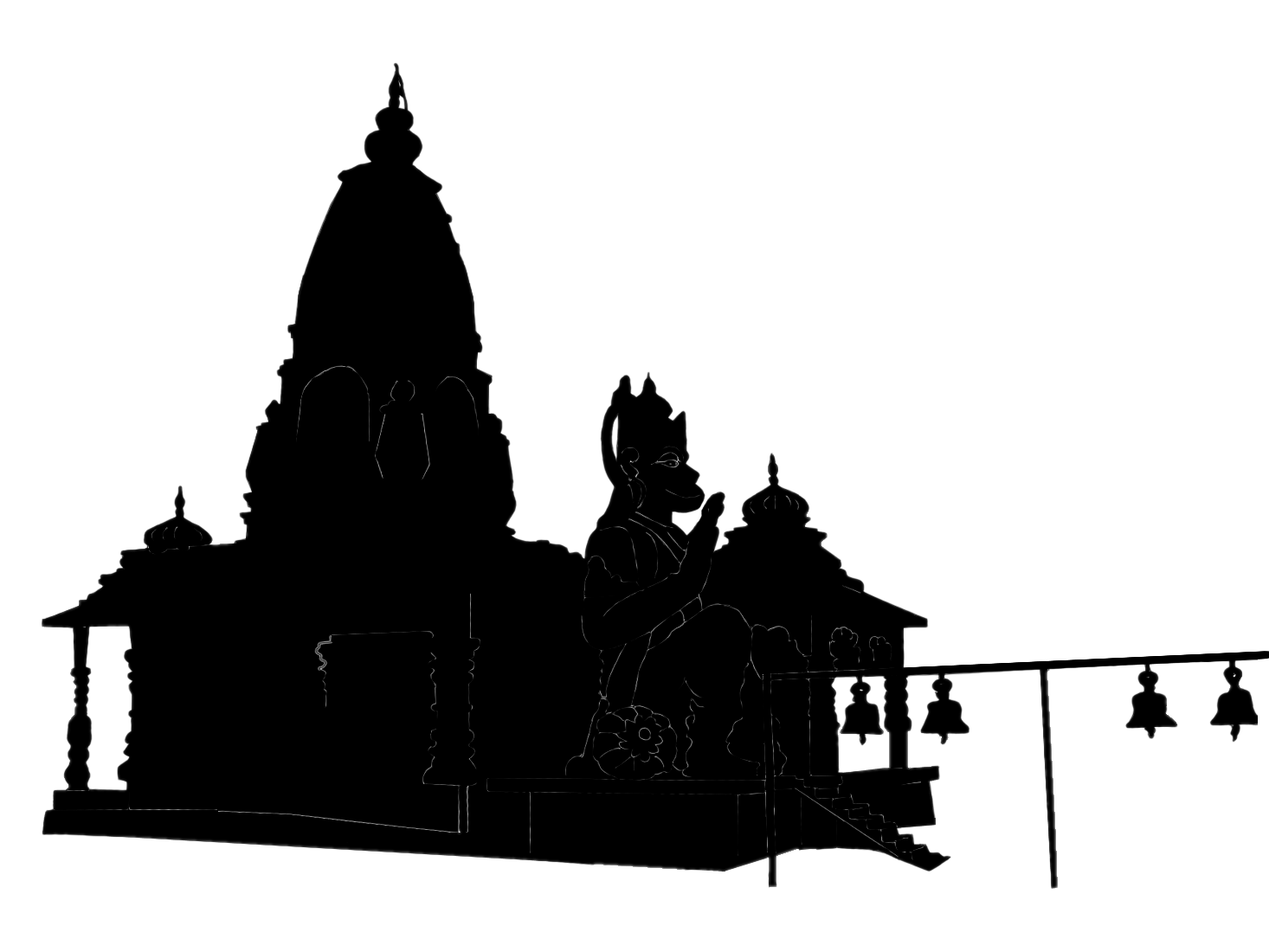 1466x1100 Stock Pictures Temple Silhouettes