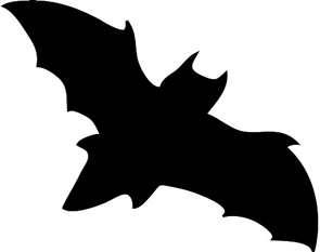 295x233 Halloween Bat Clipart Black And White Ghost Silhouette