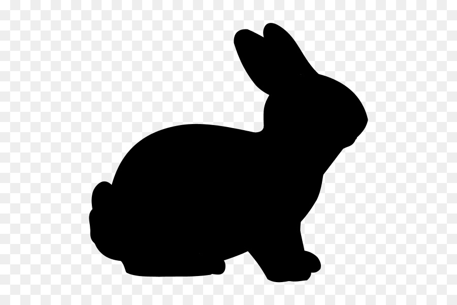 900x600 Easter Bunny Rabbit Silhouette Clip Art