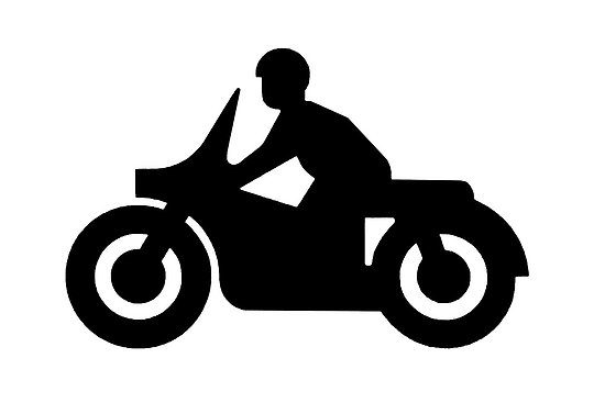 550x367 Motorcycle Clipart Black And White