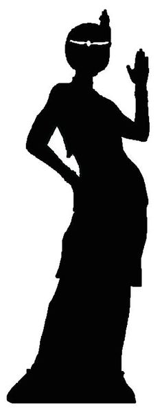 236x597 Flapper Silhouette Clip Art 1920s Silhouette Clipart 9
