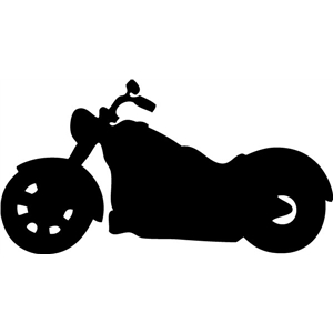 Harley Motorcycle Silhouette at GetDrawings | Free download