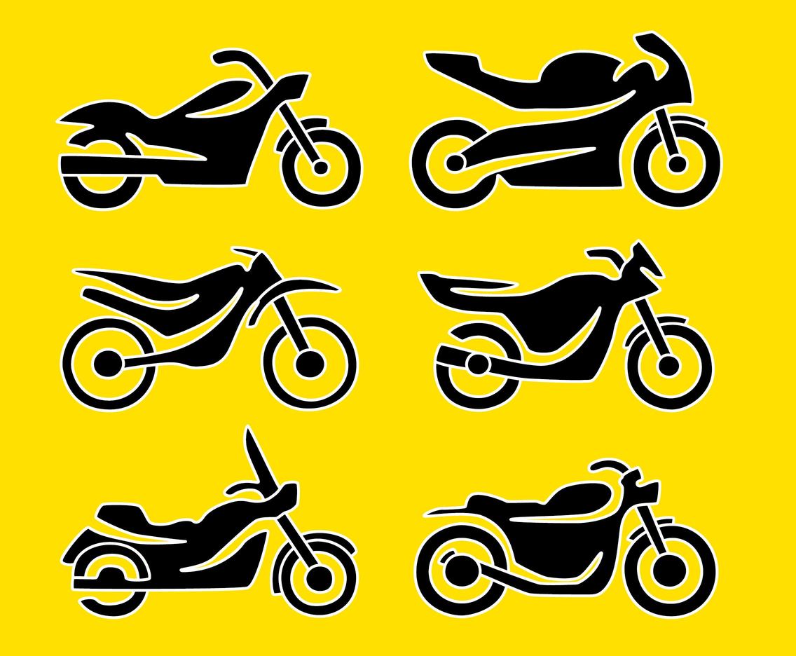 1136x936 Silhouette Motocycle Icons Vector Vector Art Amp Graphics