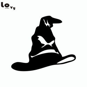 300x300 Classic Movie Harry Potter Vinyl Wall Sticker Harry Potter's Hat