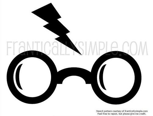 500x379 Harry Potter Freezer Paper Stencil Design Harry Potter