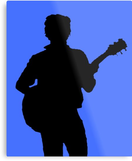 451x550 Harry Styles Silhouette Metal Prints By Laurasplace Redbubble