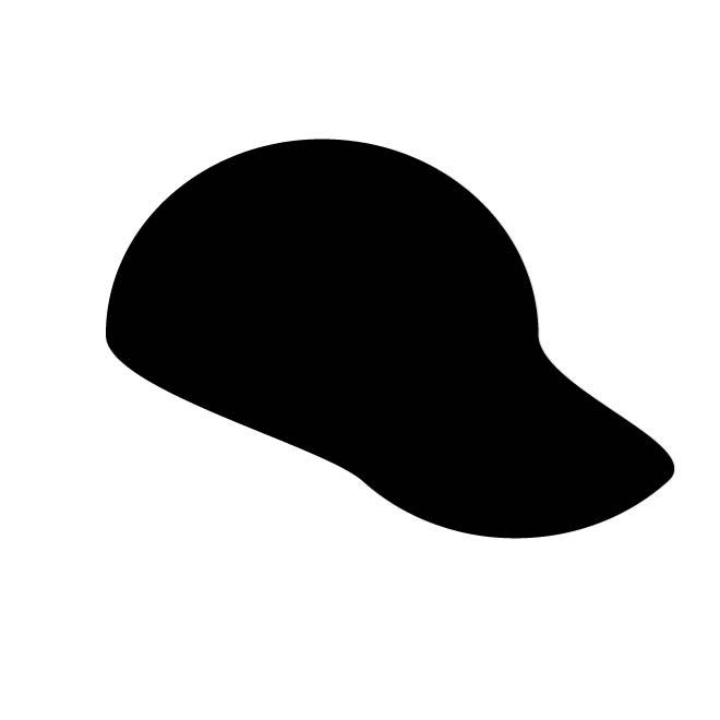 660x660 Baseball Hat Silhouette
