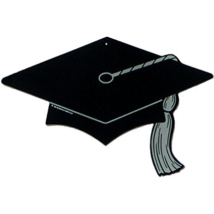 425x425 Black Graduation Cap Silhouette Cutout Toys Amp Games