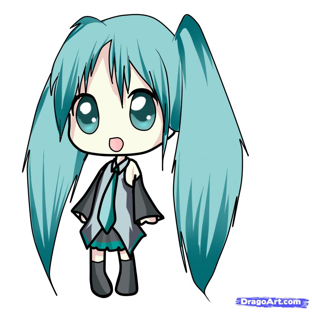 1000x1000 Drawn Anime Chibi Many Interesting Cliparts