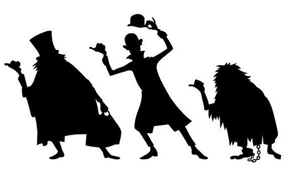 570x346 The Haunted Mansion Vinyl Decals Hitchhiking Ghosts