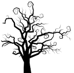 150x149 Spooky Tree Silhouette Png Clipart Image