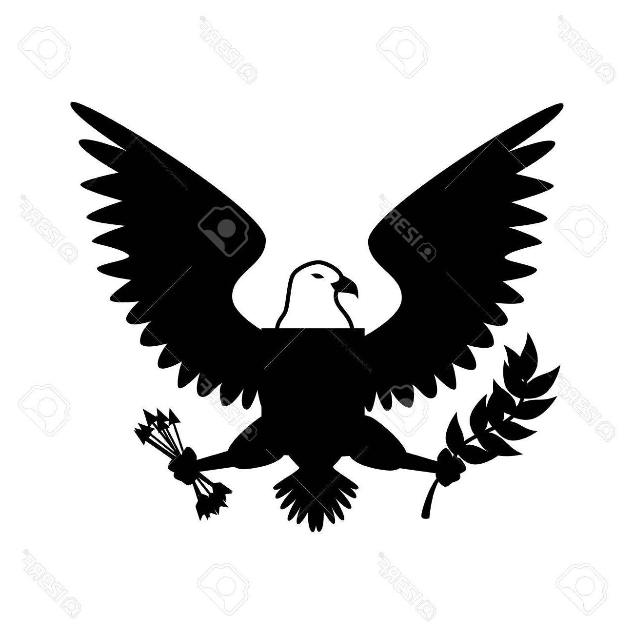 1300x1300 Top Eagle Hawk Bird Wings Animal Insignia Emblem Vector