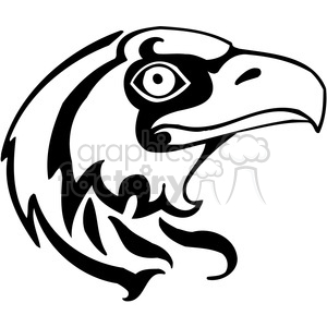 300x300 Royalty Free Hawk Design 385480 Vector Clip Art Image