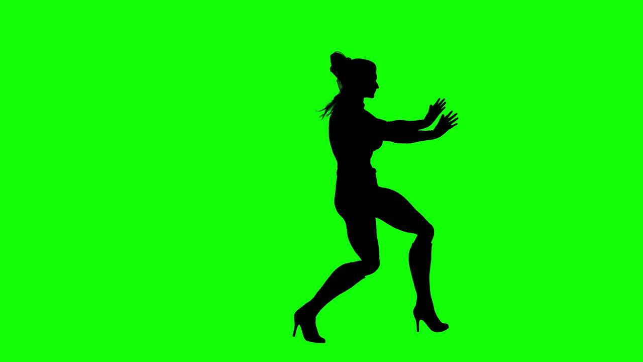 1280x720 Free Hd Video Backgrounds Woman Silhouette Performing Super