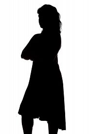 183x275 Woman Silhouette Head And Shoulders