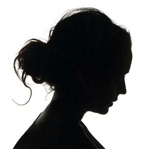 300x300 Woman Silhouette Head Film Noir