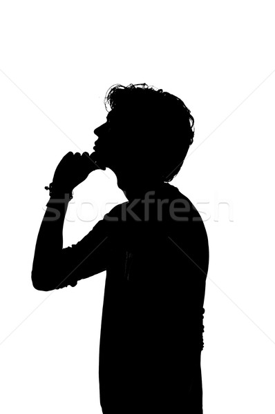 398x600 Head Shoulders Silhouette Stock Photos, Stock Images