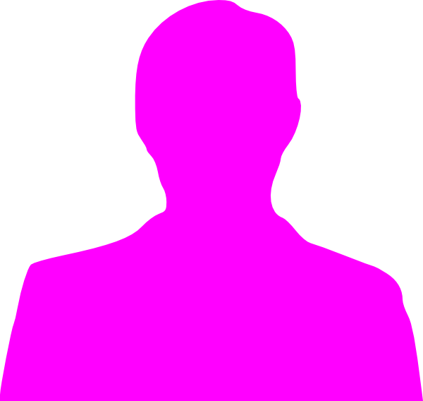 600x568 Pink Silhouette Clip Art