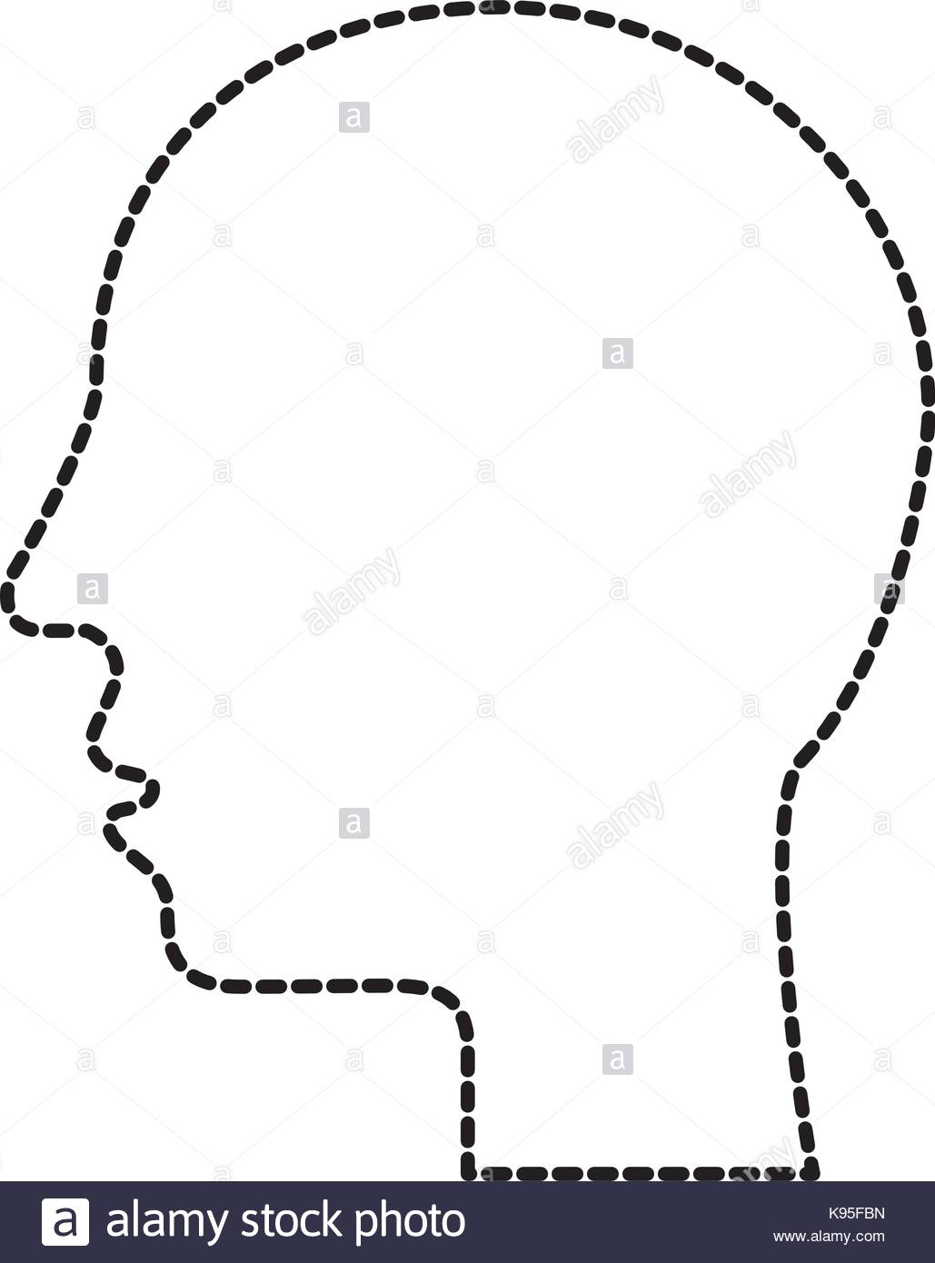 1029x1390 Silhouette Human Head Profile Man Image Stock Vector Art