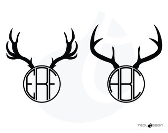 340x270 Deer Head Silhouette Etsy