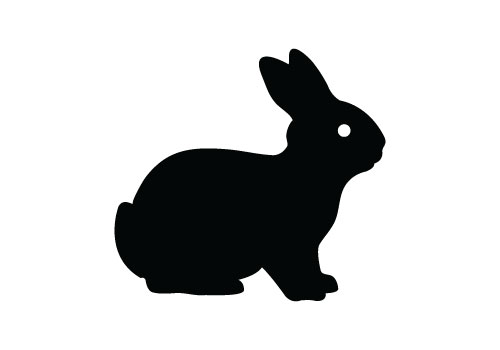 500x350 Silhouette Clipart Easter Bunny Many Interesting Cliparts