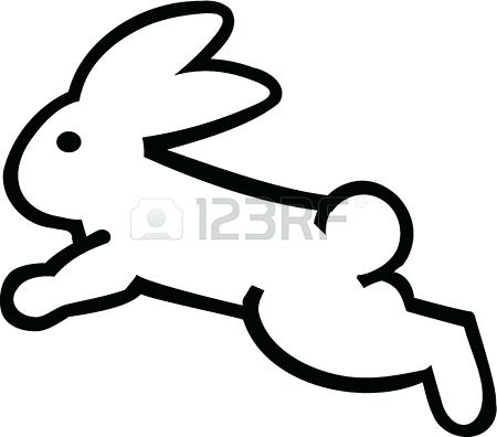 450x396 Bunny Head Outline Template Printable Coloring Rabbit Silhouette