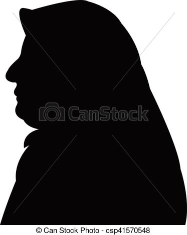 373x470 Lady Head Silhouette Vector Eps Vector