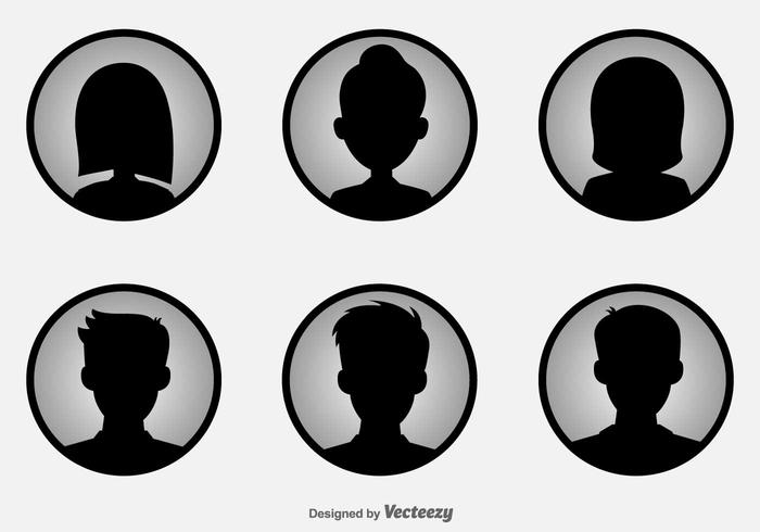 700x490 Headshot Vector Icons