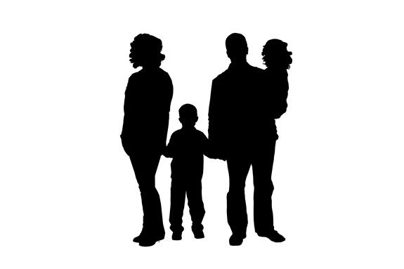 575x383 Craft How To Make A Family Portrait Silhouette On Wood