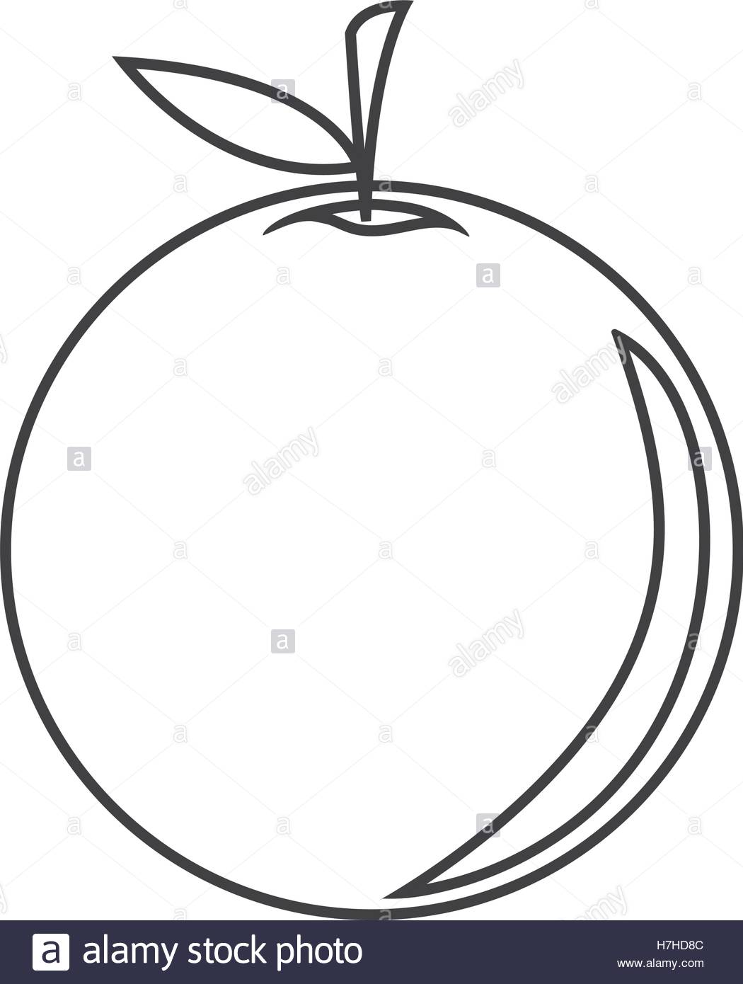 1050x1390 Silhouette Of Orange Fruit Icon. Healthy Food Design. Vector Stock