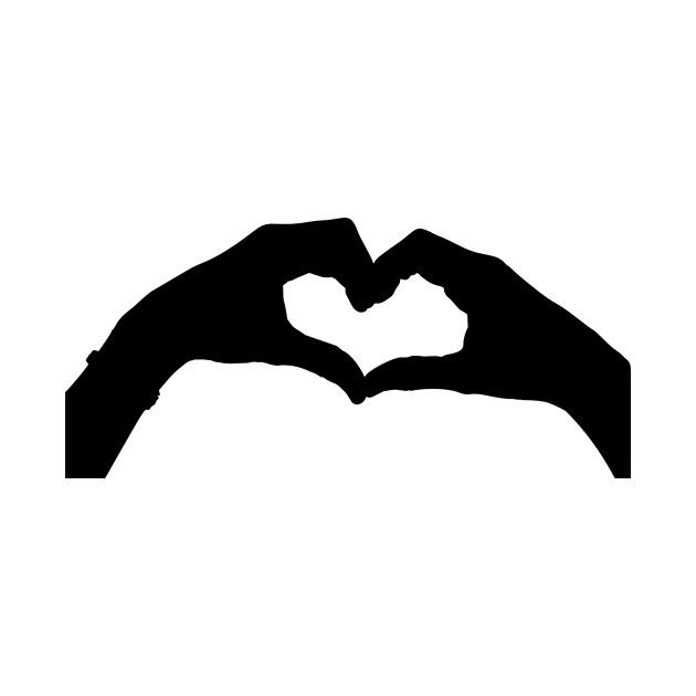 Heart Hands Silhouette at GetDrawings | Free download