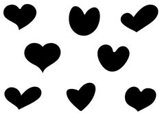 236x165 Heart Silhouettes Vector Download Heart Vectors Valentines