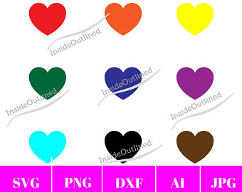 340x270 Heart Silhouette Etsy