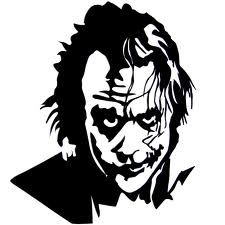 Heath Ledger Joker Silhouette at GetDrawings | Free download