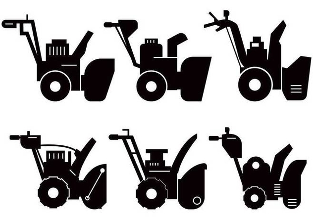 632x443 Snow Blower Silhouette Vector Free Vector Download 433285 Cannypic