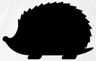 190x120 Hedgehog Silhouette Idea Gift Animal Small By Inightskyi Spreadshirt