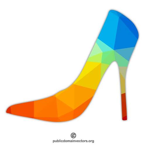 500x500 Colored High Heel Public Domain Vectors