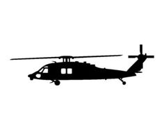 236x187 Helicopter Silhouette Vector