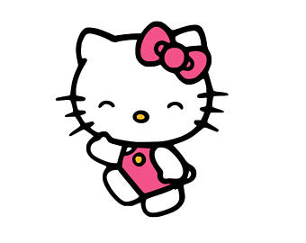 Hello Kitty Silhouette at GetDrawings | Free download