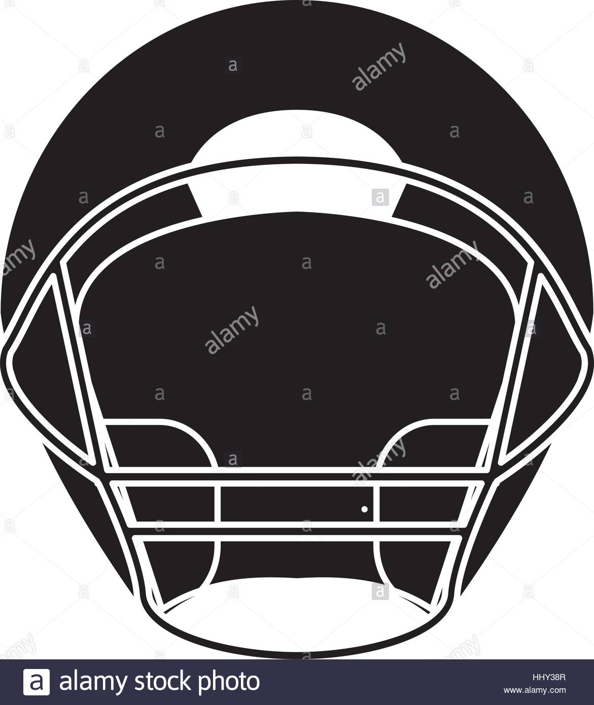 1171x1390 Silhouette Helmet American Football Front View Stock Vector Art
