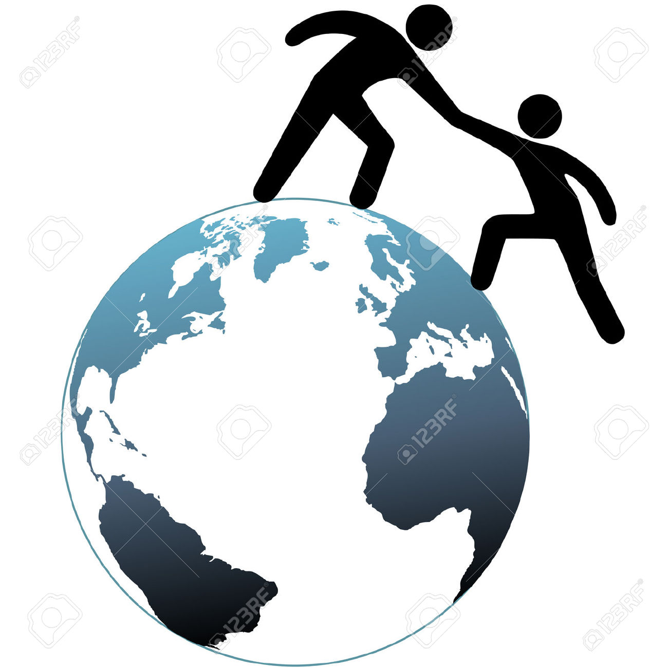 1300x1300 Earth Clipart Helping Hand