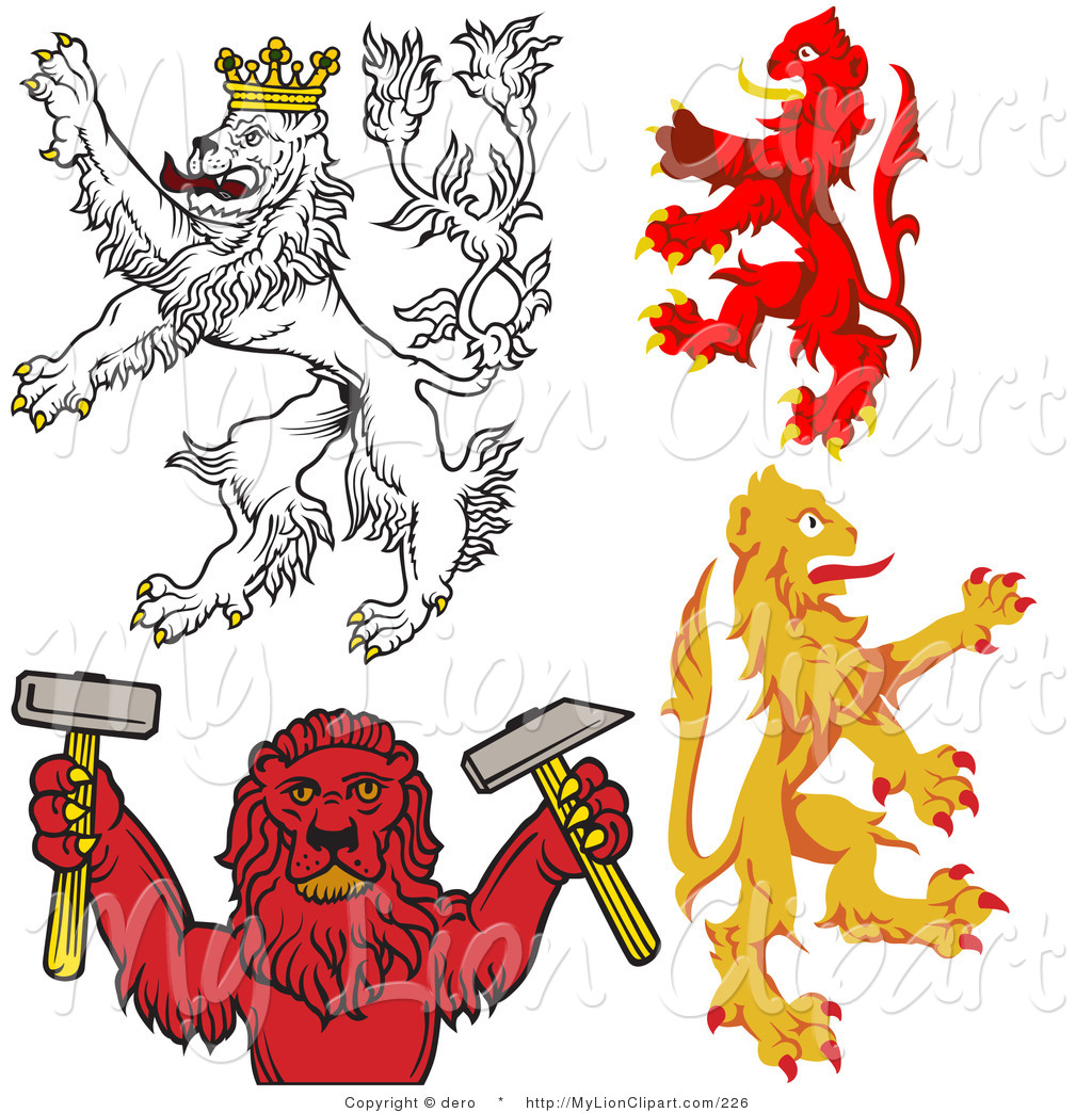 1024x1044 Heraldic Lions