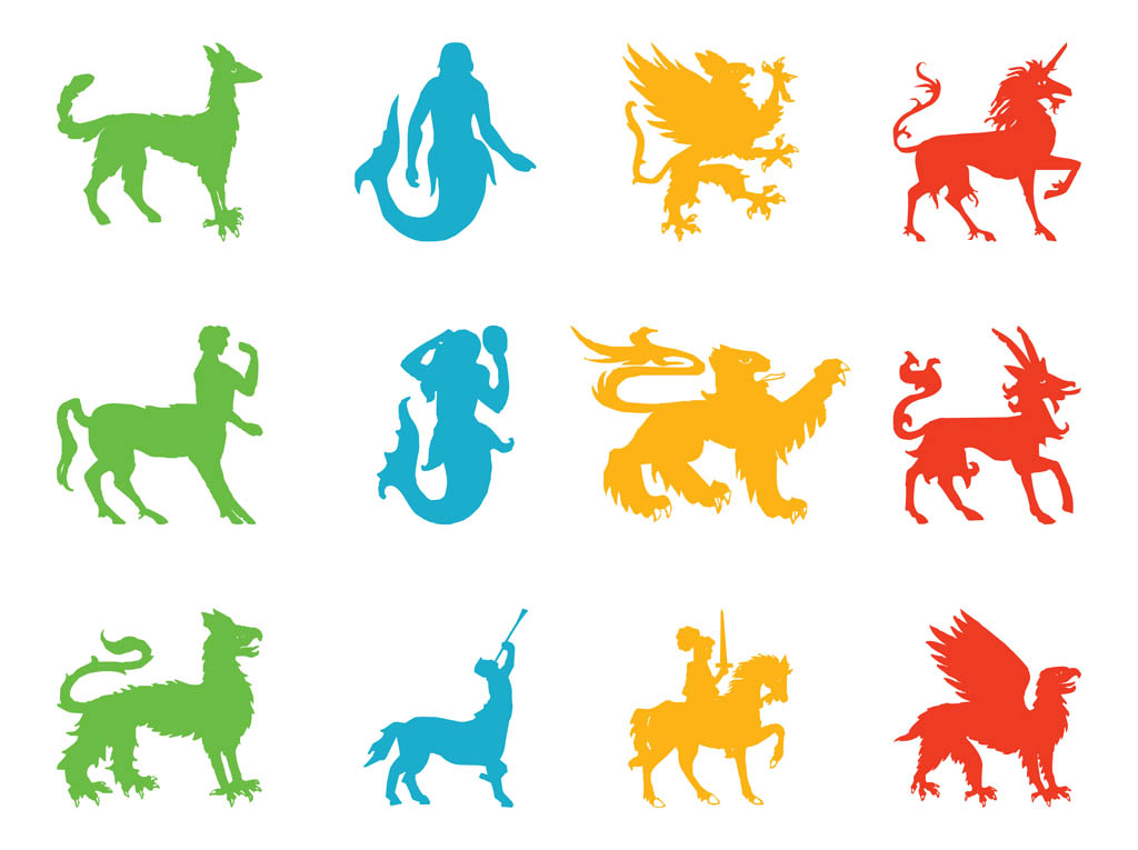 1024x765 Mythological And Heraldic Creatures Vector Art Amp Graphics